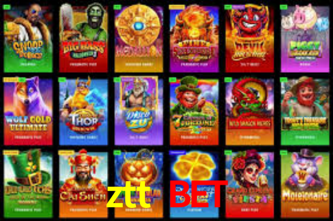 Interface do App ztt bet